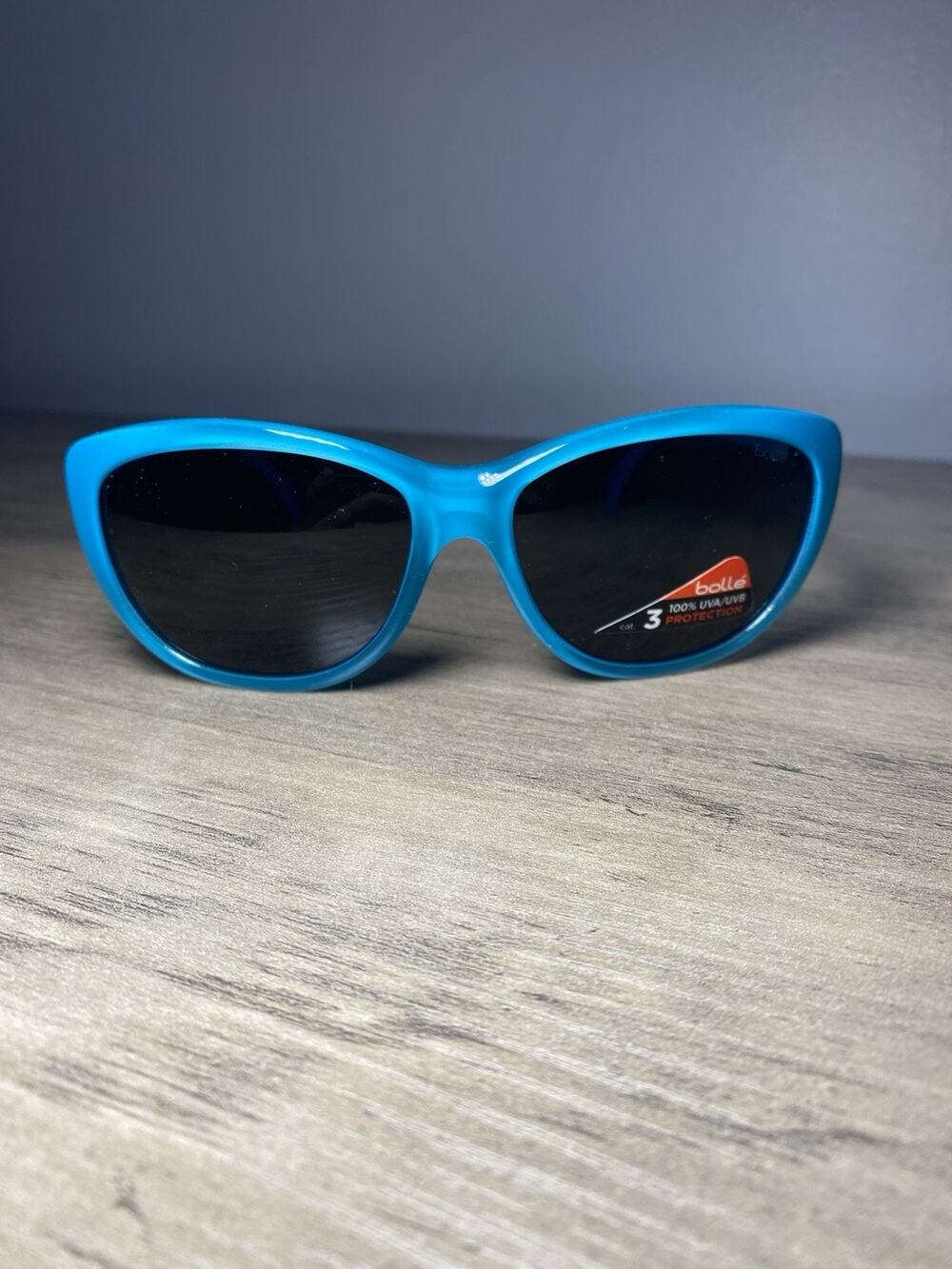 Bolle Greta 12102 Polarized Sunglasses Turquoise Frame Made in Italy New Women’s